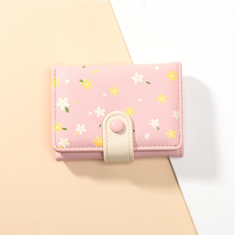 Women's Korean Simple Cute Fruit Fashion Printing Ladies Wallets