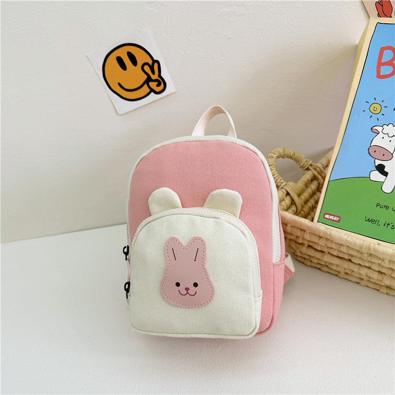 Children's Canvas Korean Style Cute Small Boys Backpacks