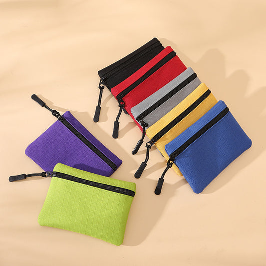 Women's Fashion Oxford Cloth Waterproof Zipper Coin Purses