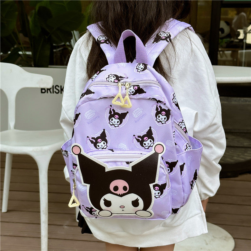 Children's Cartoon Cute Boys Burden Reduction Spine Children's Backpacks