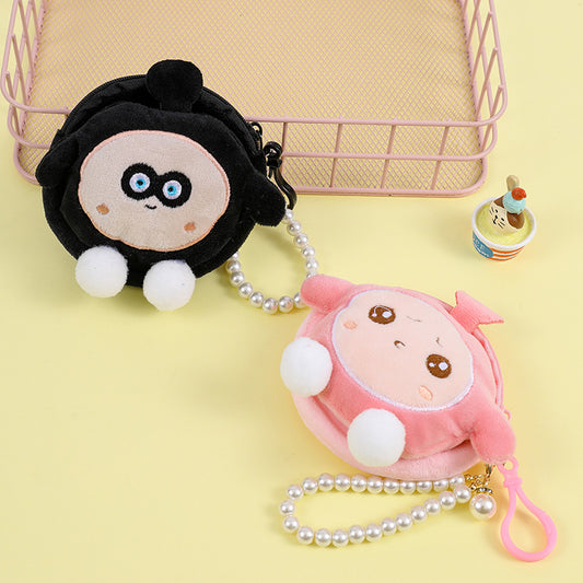 Cartoon Egg Cute Small Pendant Prize Coin Purses