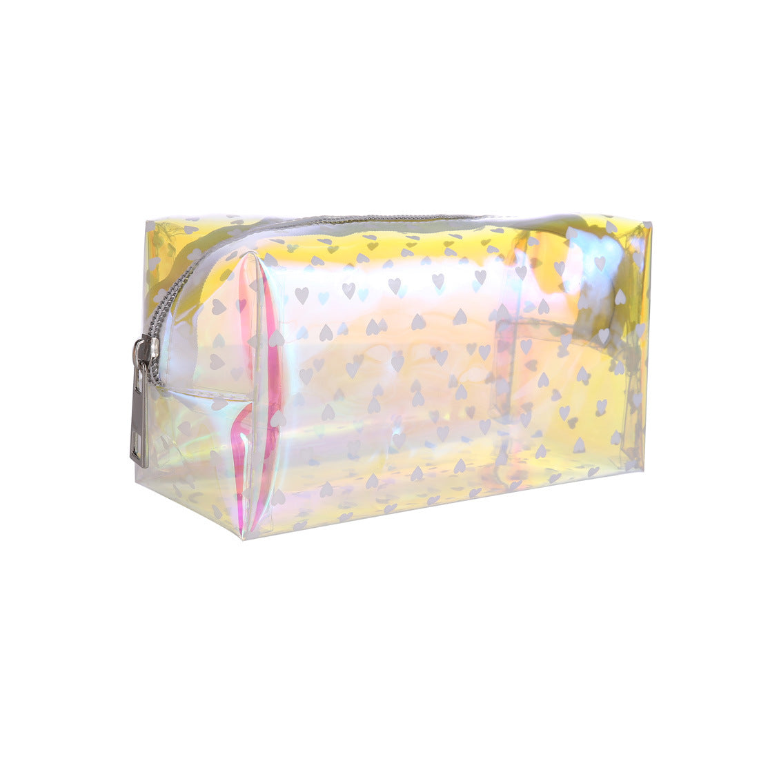 Laser Waterproof Leopard Print Heart Dot Cosmetic Bags