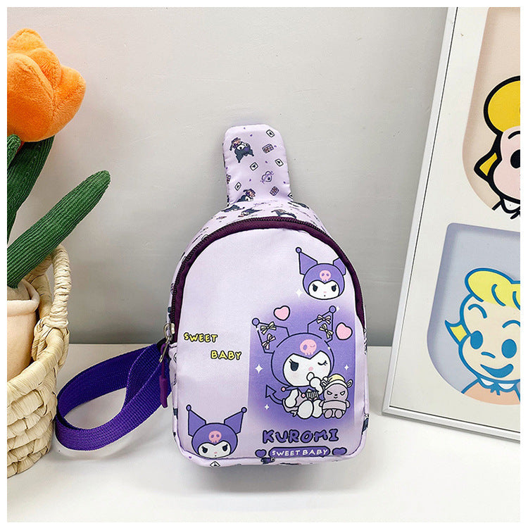 Children's Cartoon Printed Small Cute Fashion Boys Children's Waist Packs