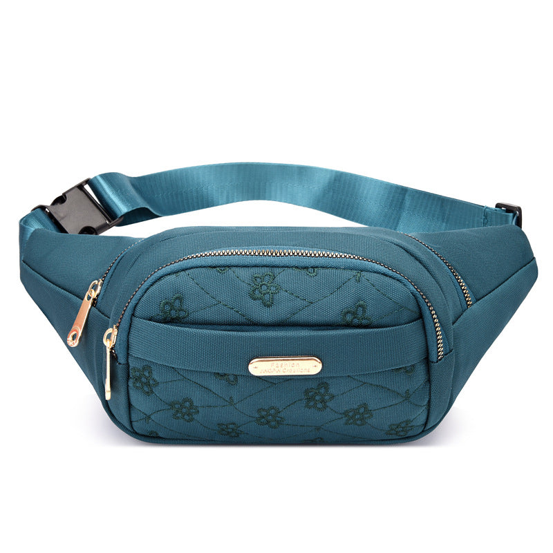 Women's Leisure Waterproof Fashion Embroidered Mobile For Waist Packs