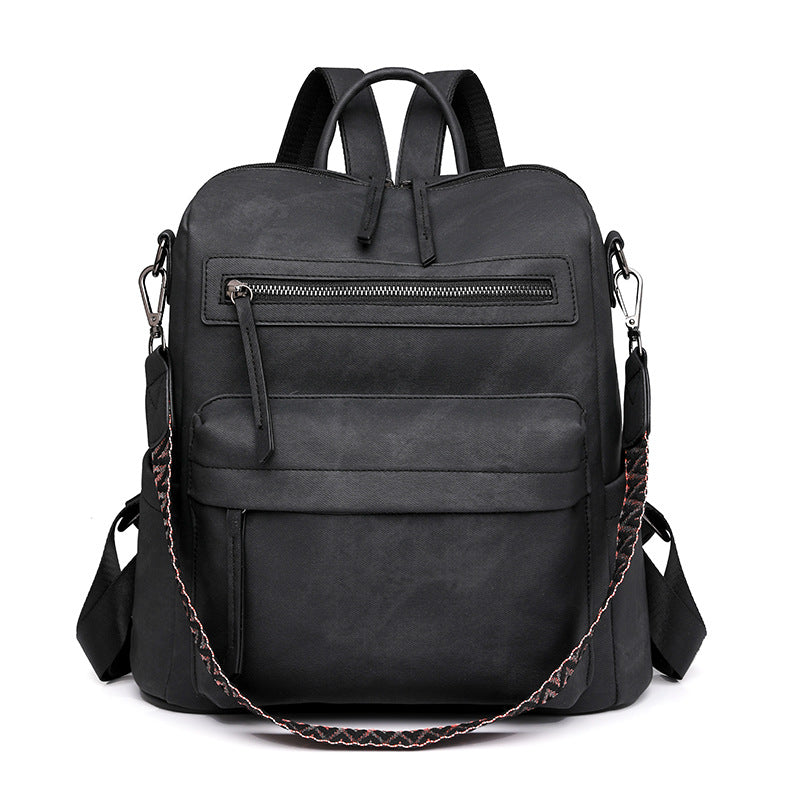 Women's Soft Leather Versatile Large Capacity Backpacks