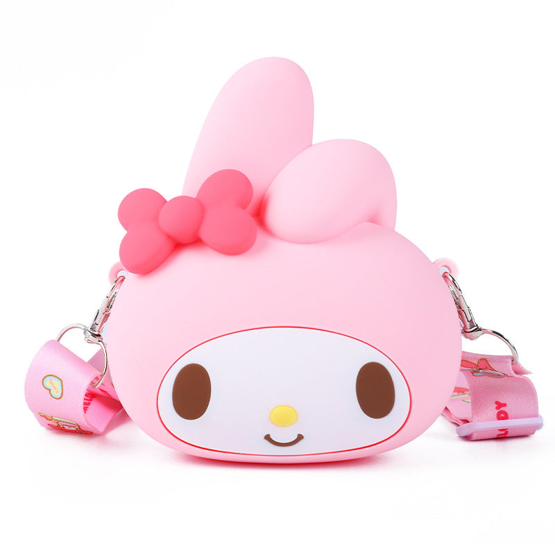 Authorized Hello Kitty Silicone Cartoon Melody Purses