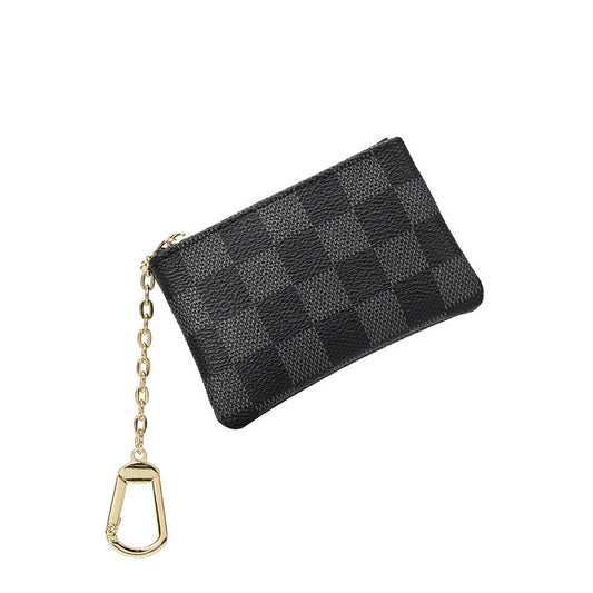 Women's Classic Fashion Printed Clutch Mini Zipper Coin Purses