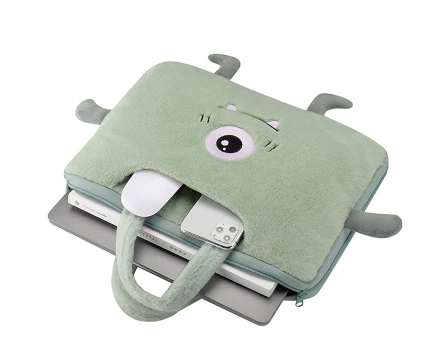 Cartoon Cute Wool Embroidery Computer Nice Bags