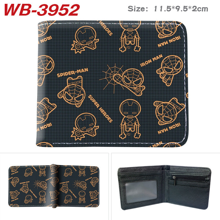 Women's & Men's & Series Super Hero Derivatives Cartoon Full Men's Wallets