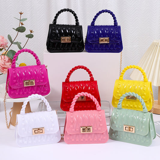 Refreshing Pearl Tote Jelly Mini Chain Crossbody Bags