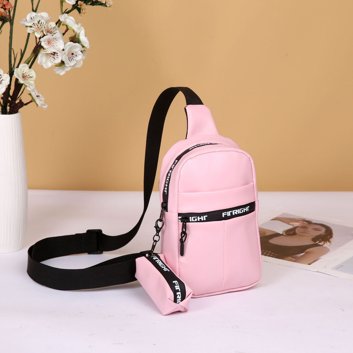 Women's Change Packet Hanging Trendy Fashion Solid Waist Packs