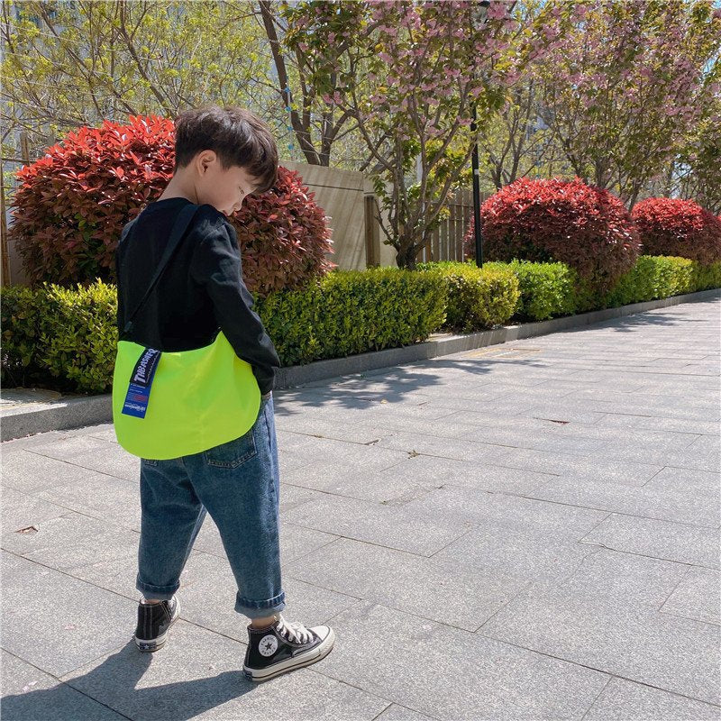 Children's Color Large Capacity Boy Trendy Cool Children's Shoulder Bags