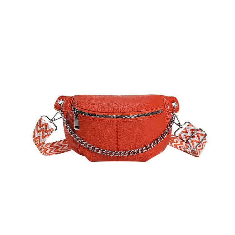 Women's Super Hot Chain Textured Korean Style Waist Packs