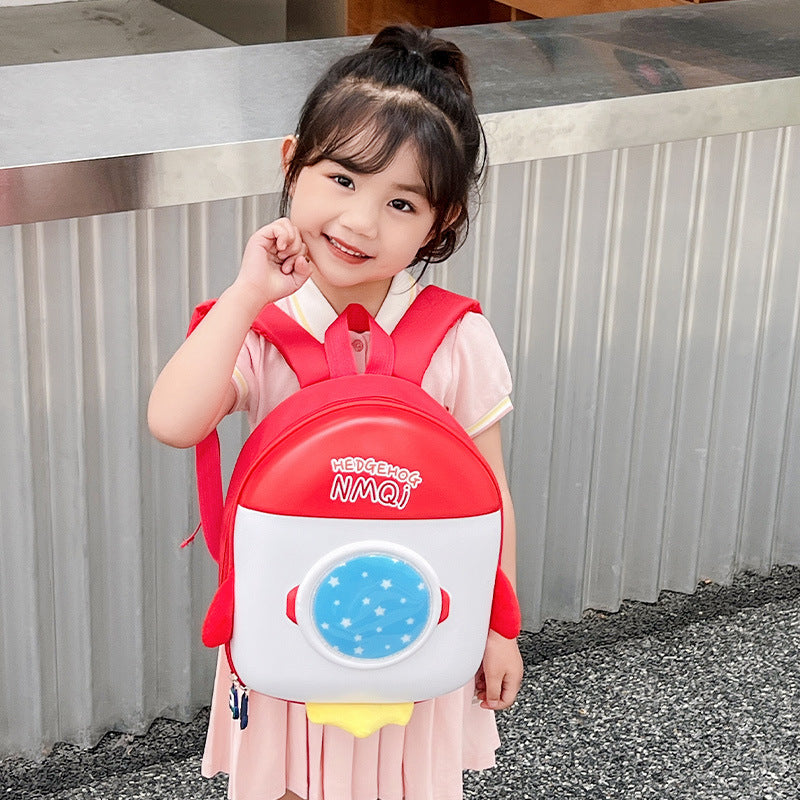 Cartoon Cute Boys Eggshell Shaped Trendy Cool Creative Little Children's Backpacks