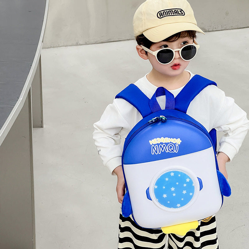 Cartoon Cute Boys Eggshell Shaped Trendy Cool Creative Little Children's Backpacks