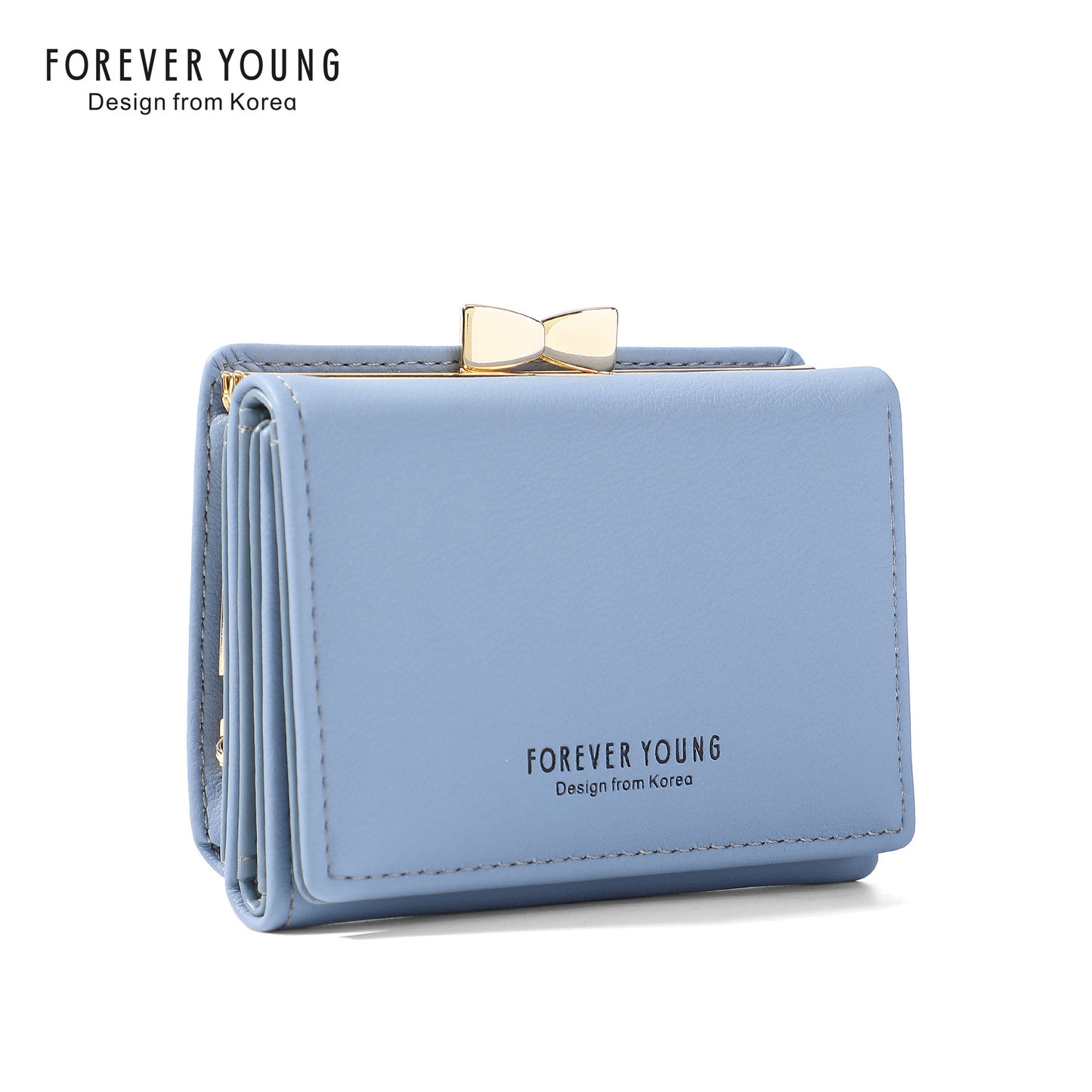 Women's Short Cute Style Korean Simple Three-fold Ladies Wallets