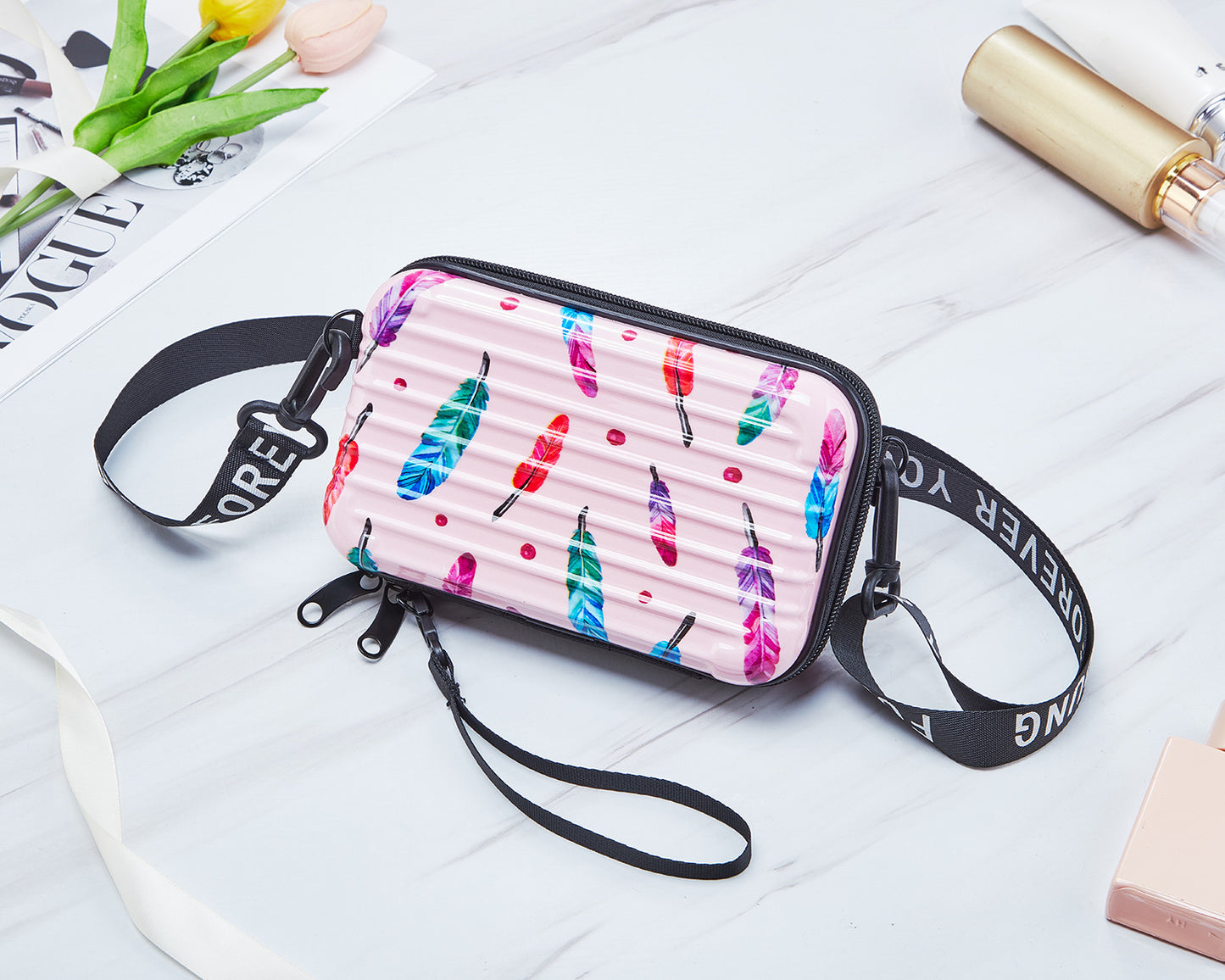 Women's Storage Pattern Hand-held Gift Mini Overnight Cosmetic Bags