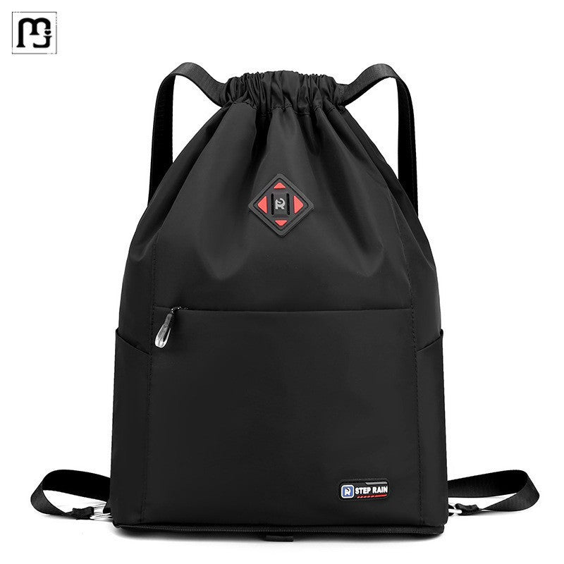 Women's Folding Drawstring Storage Large Capacity Fitness Backpacks