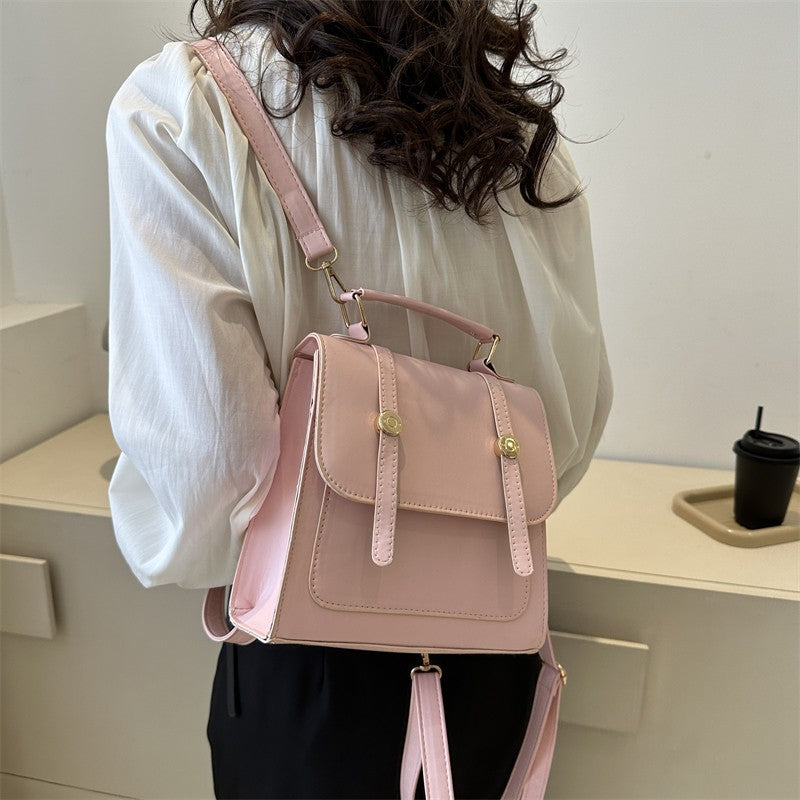 Women's Cool Textured Fashionable Stylish Simple Backpacks