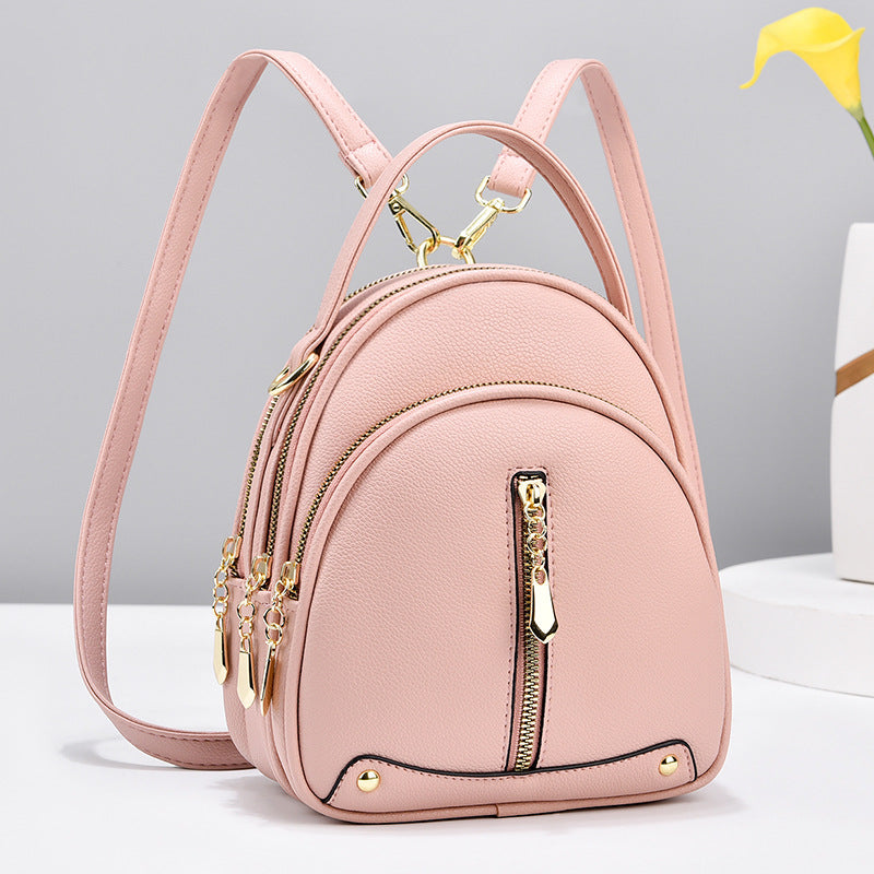 Women's Korean Style Trendy Small Simple Generous Backpacks