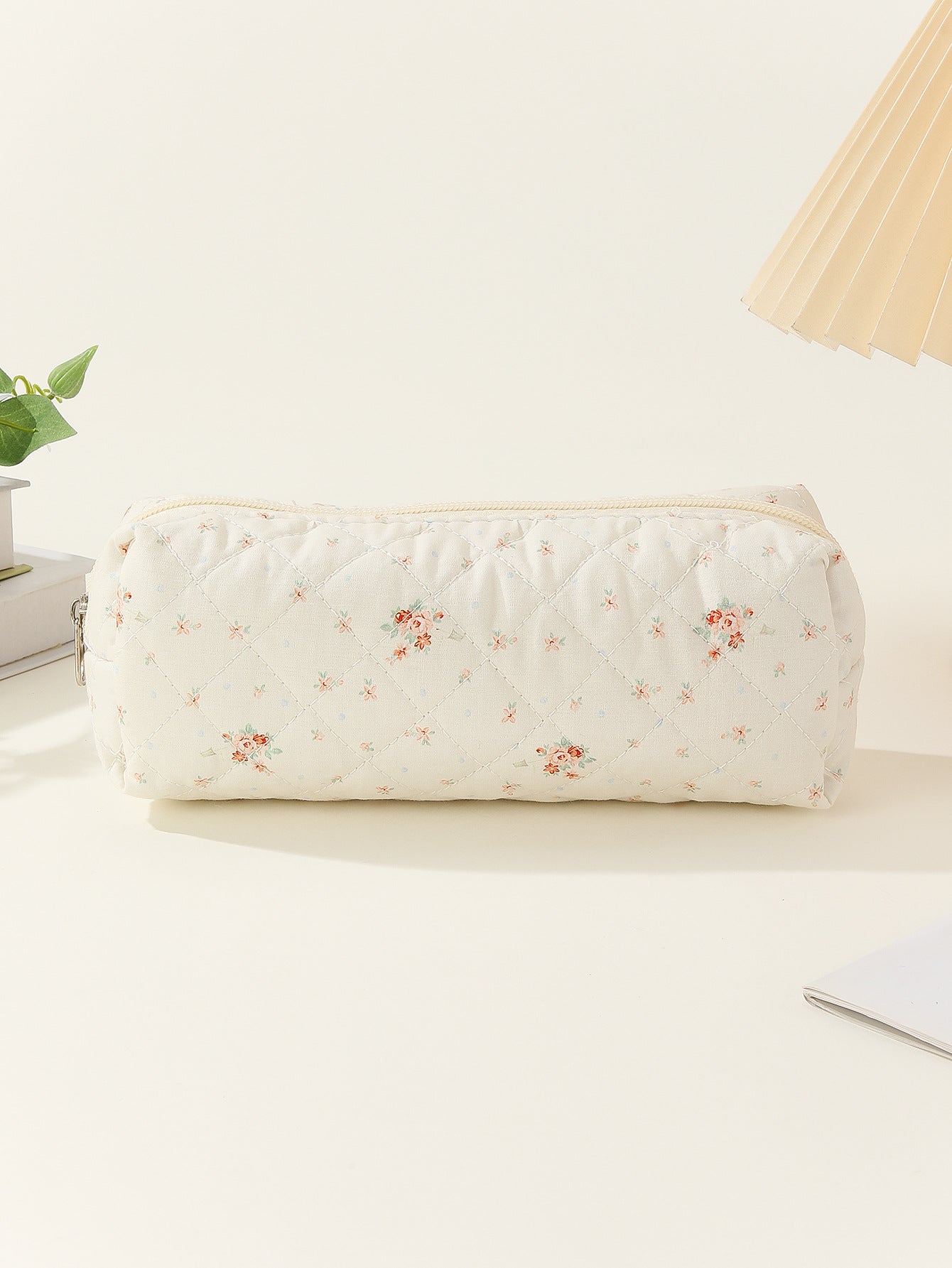 Makeup Brush Storage Small Floral Portable Cosmetic Bags