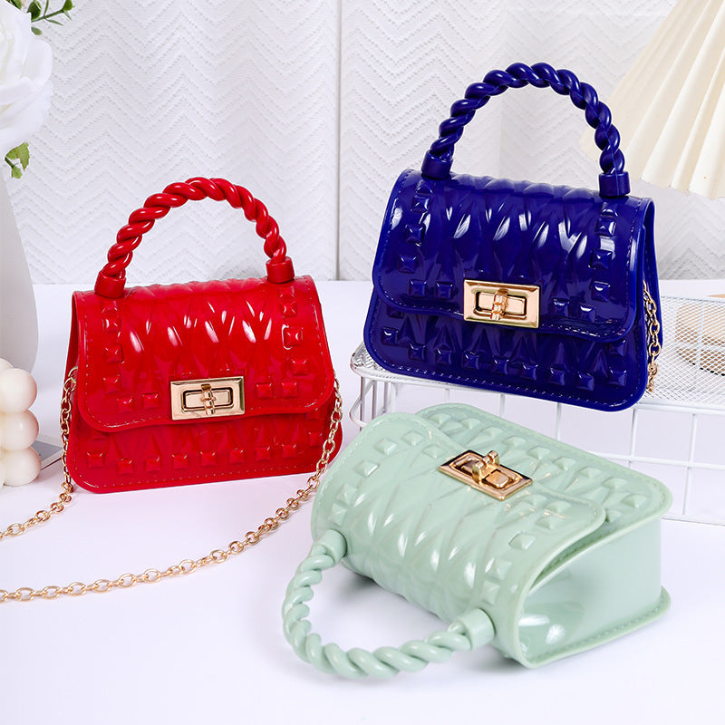 Refreshing Pearl Tote Jelly Mini Chain Crossbody Bags