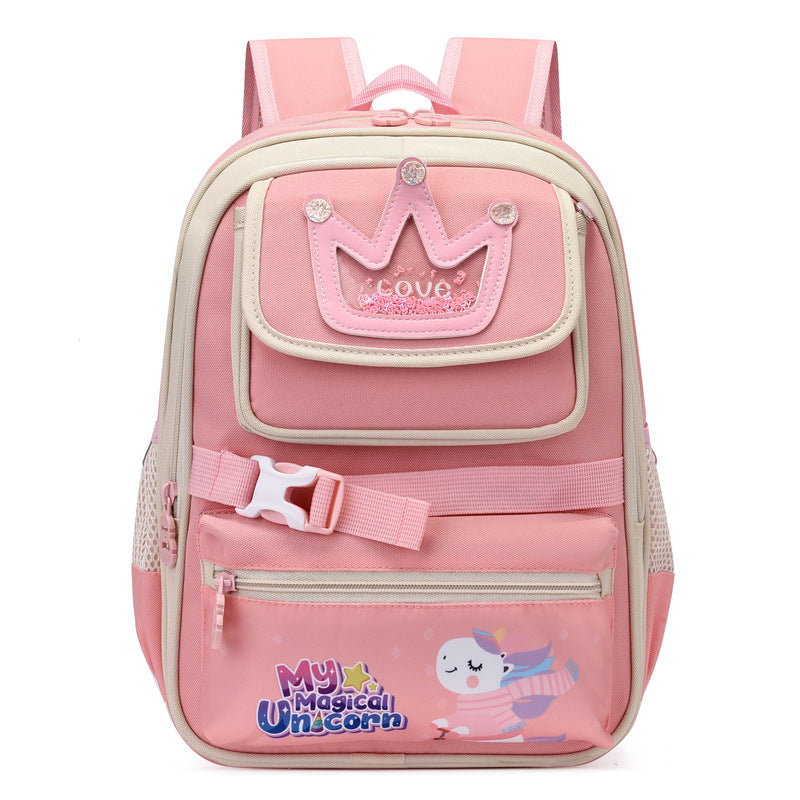 Children's First-class Cute Cartoon Burden Relief Spine Kindergarten School Bags