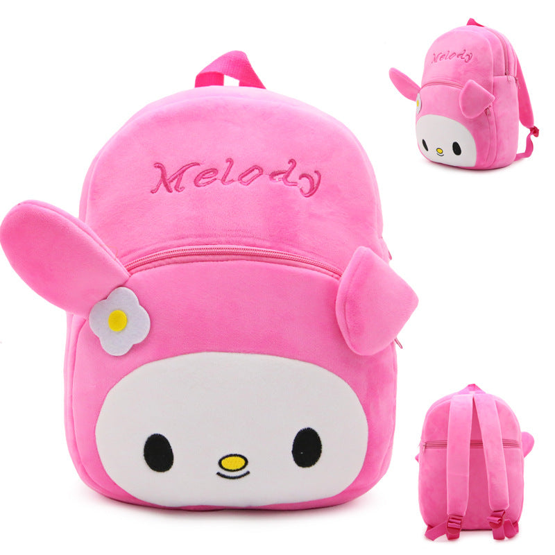 Children's Korean Burden Alleviation Plush Cartoon Anime Children's Backpacks