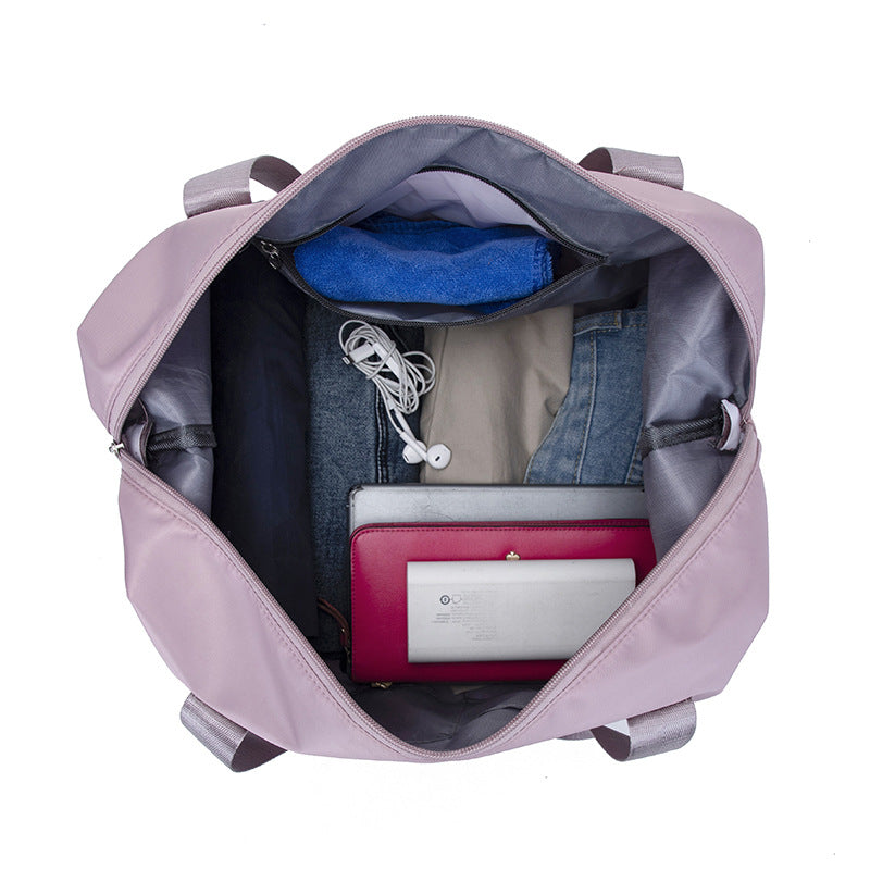 Sacs de voyage portables extensibles à double couche de grande capacité pour yoga