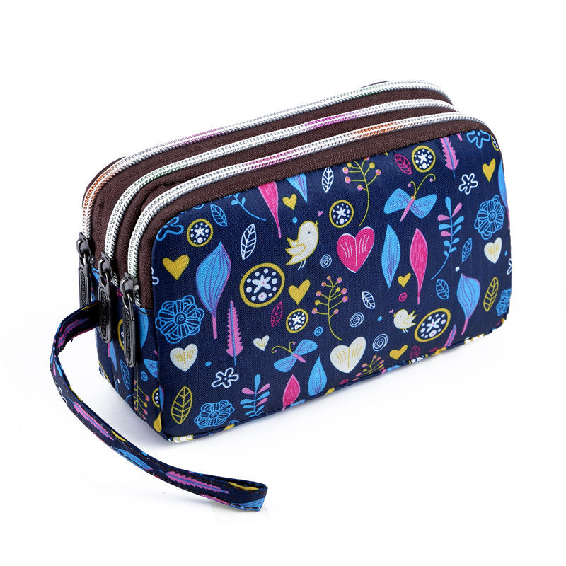 Women's Korean Printed Mobile Running Cloth Coin Purses