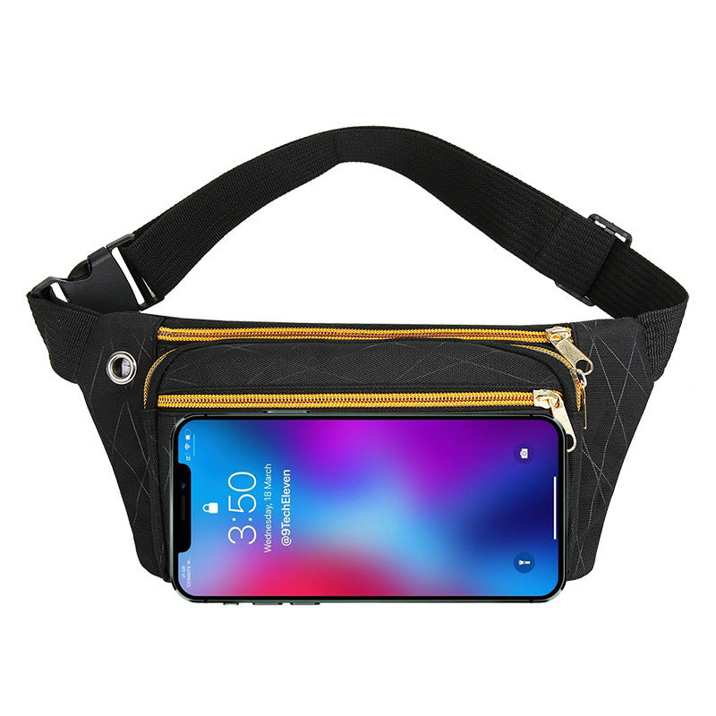 Women's & Men's & Capacity Waterproof Slanted Running Business Waist Packs