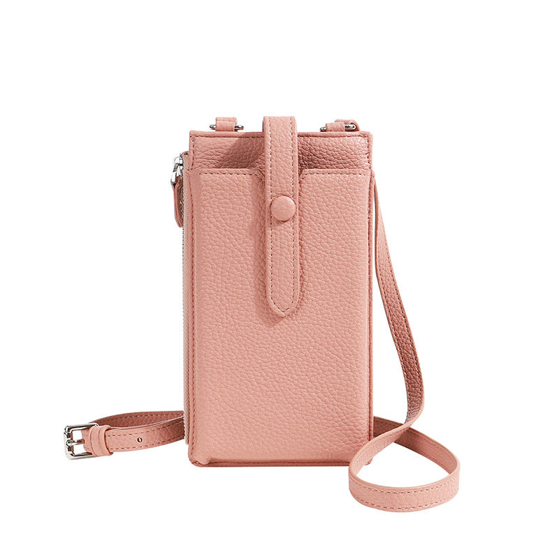 Zipper Fashion Mobile Pure Color Lightweight Phone Bags