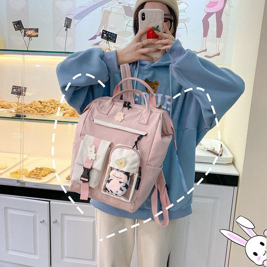 Charming Leisure Korean Style Lightweight Tote Backpacks