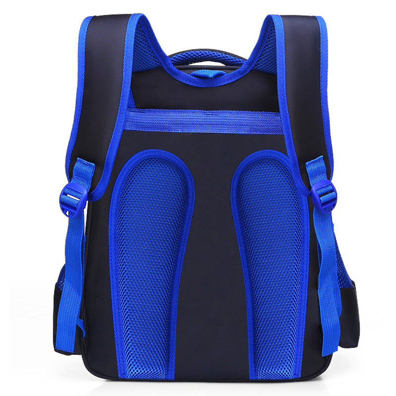 Double Shoulders Superman Three-dimensional Hard Shell Elementary School Students' Schoolbags