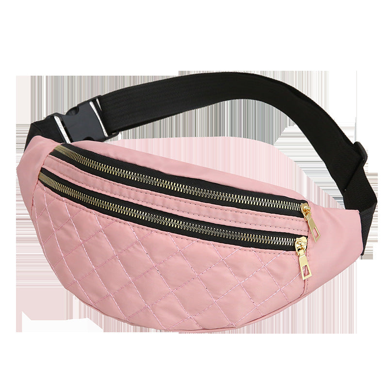 Women's Elegant Comfortable Korean Fashion Rhombus Waist Packs