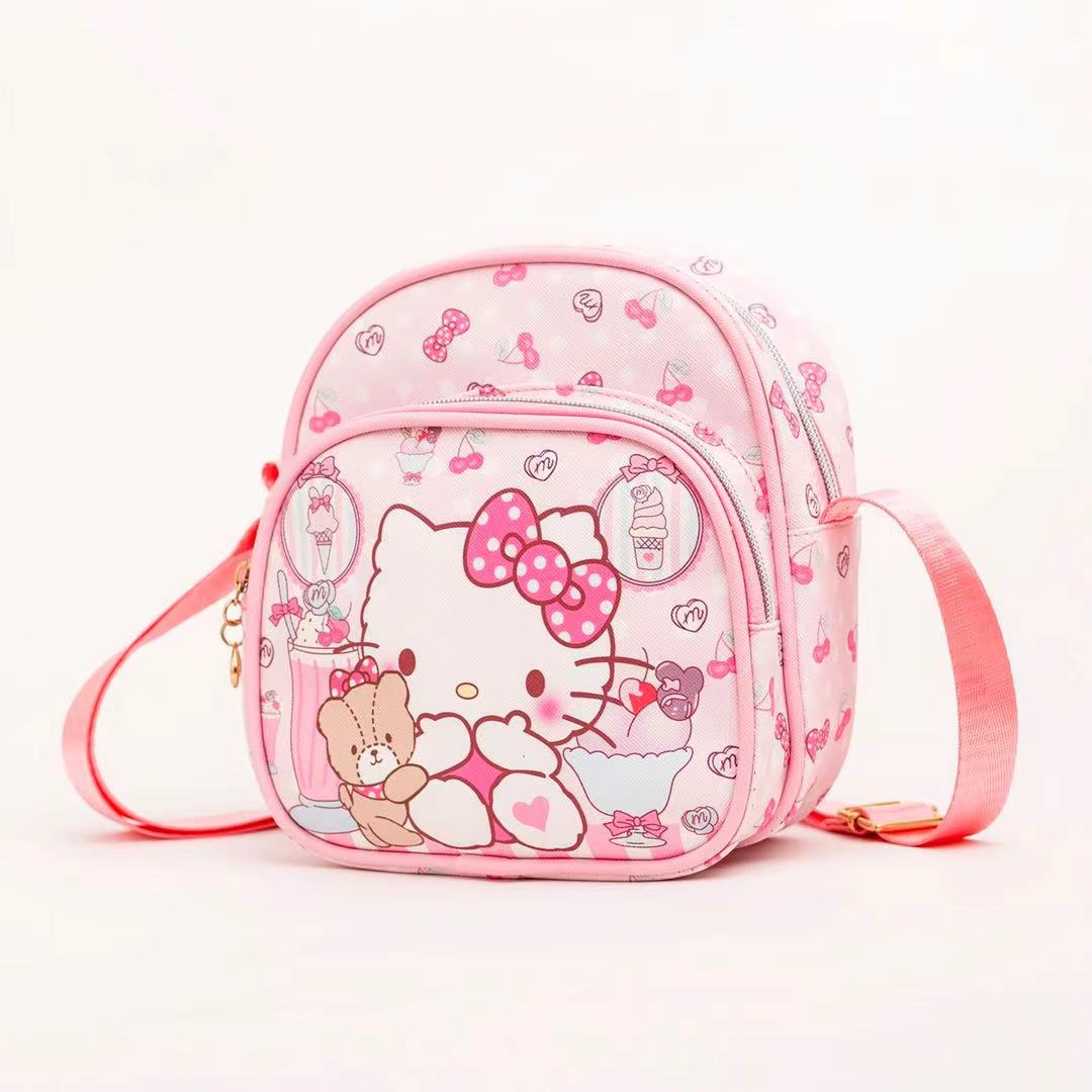 Children's Cute Melody Clow White Mini Children's Shoulder Bags