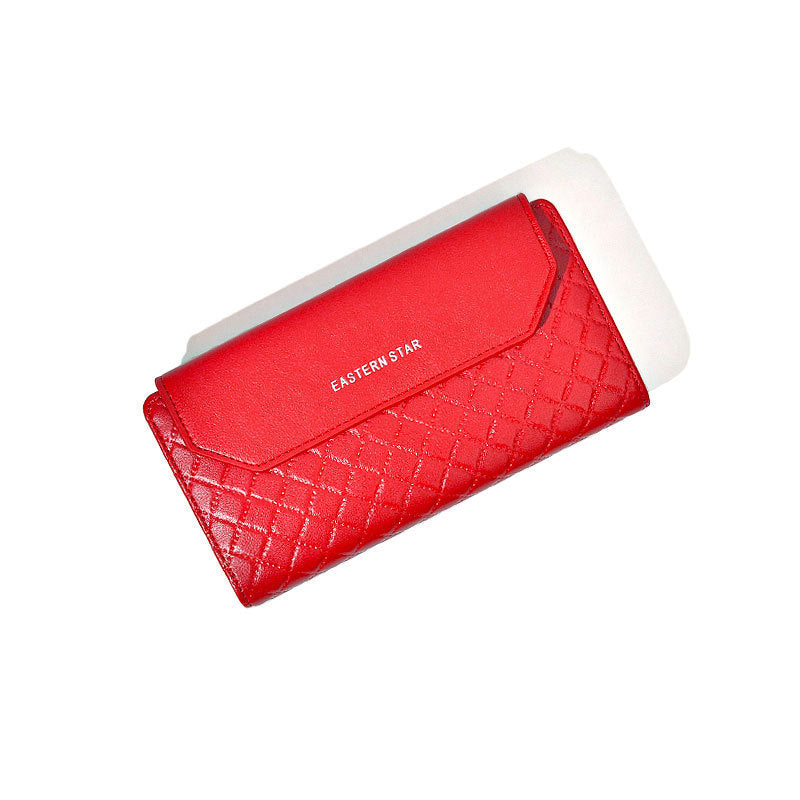 Women's Style Solid Color Simple Long Zipper Ladies Wallets