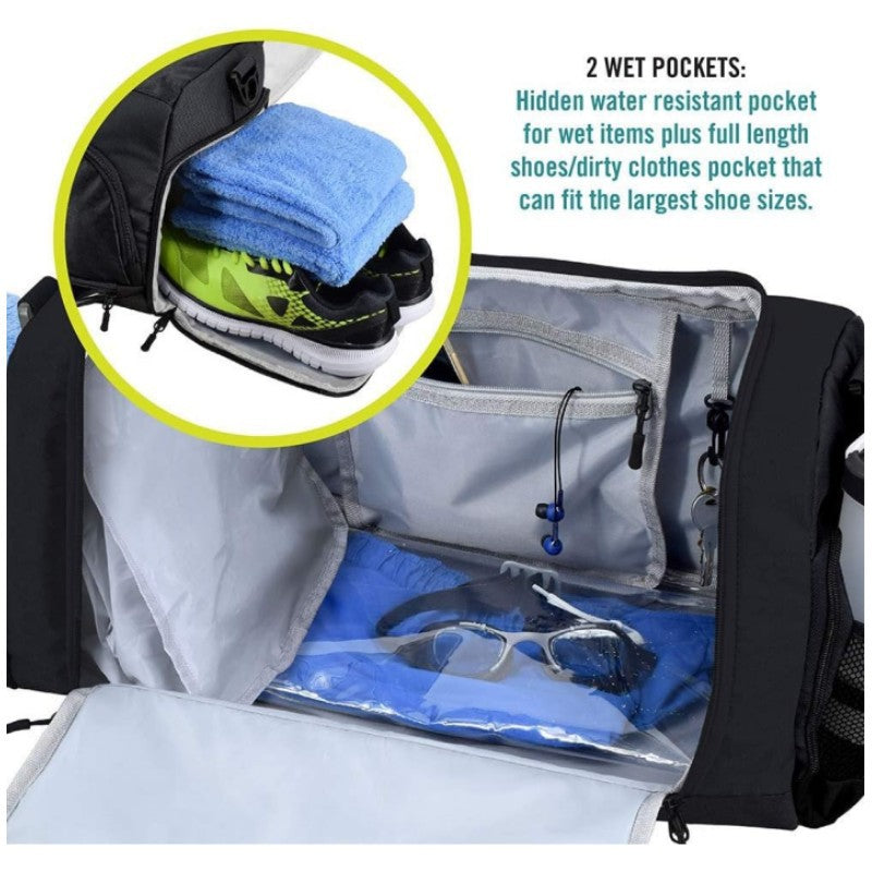 Isolation Layer Dry Wet Separation Yoga Travel Bags