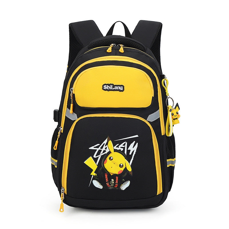 Capacity Cartoon Animation Primary Boy Grade Elementary School Students' Schoolbags