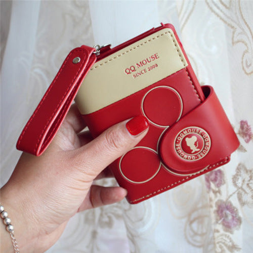 Chic Korean Style Cute Refreshing Zipper Ladies Wallets