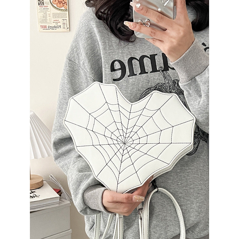 Women's Cool Hot Love Bat Personality Spider Backpacks