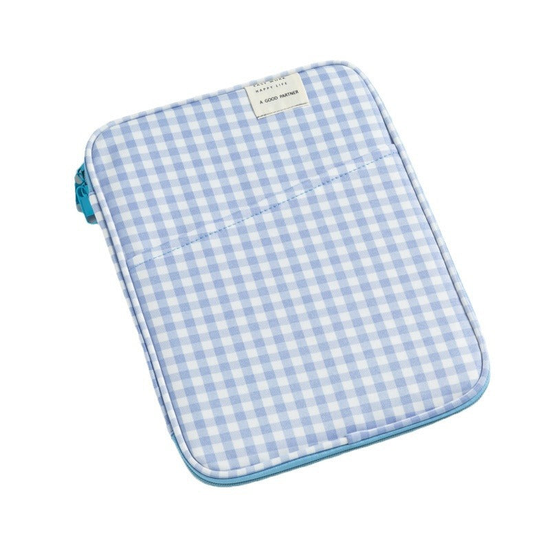 Beautiful Trendy Plaid Pc Apple Sleeve Tablet Bags