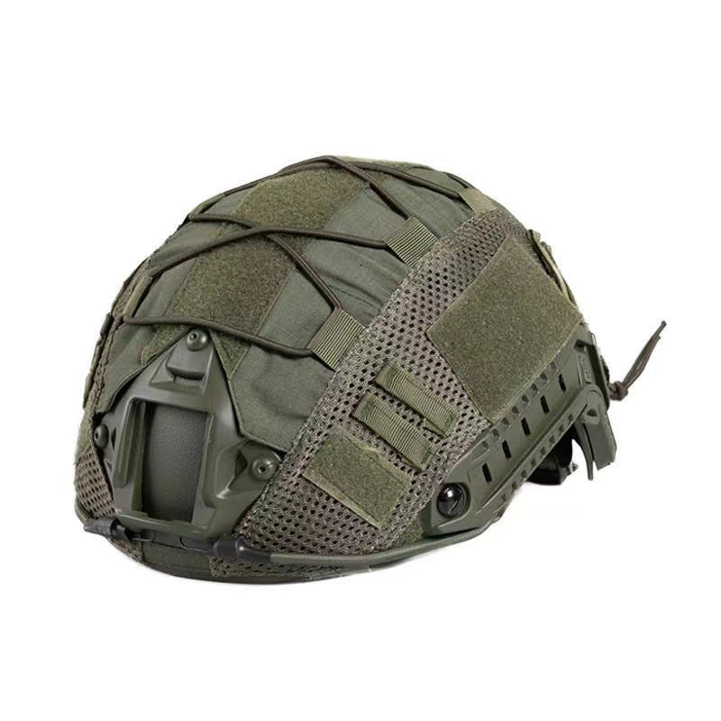 Housse de Camouflage en tissu pour casque, sacs d'extérieur à corde serrée