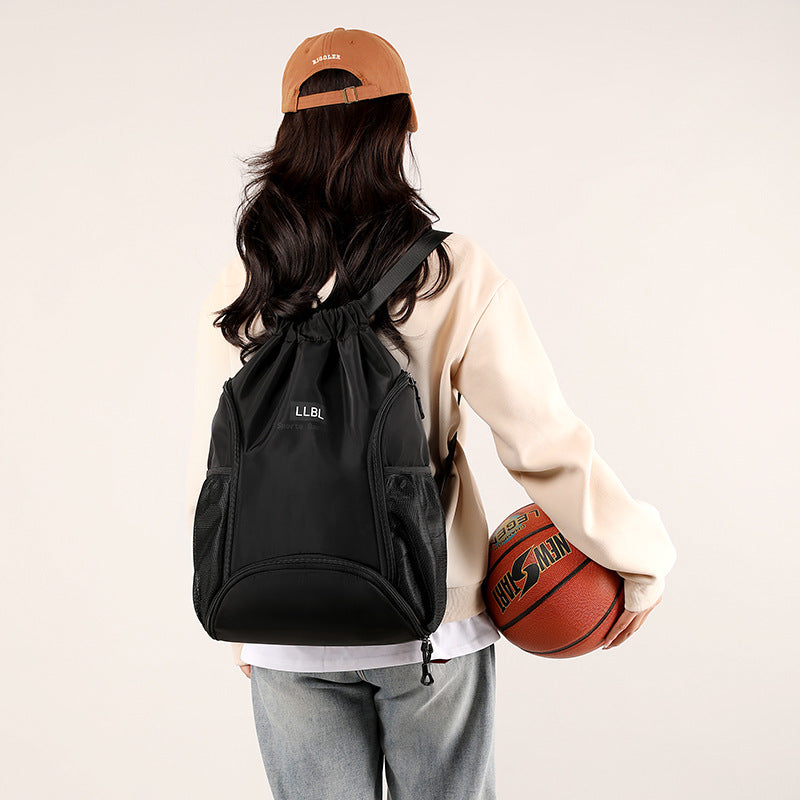 Women's & Men's & Fashion Drawstring Oxford Cloth Fitness Sports Backpacks