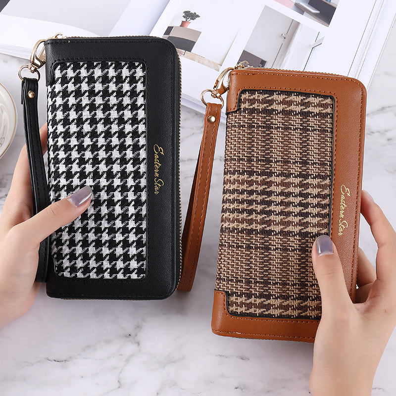 Women's Korean Long Simple Zipper Large Capacity Ladies Wallets