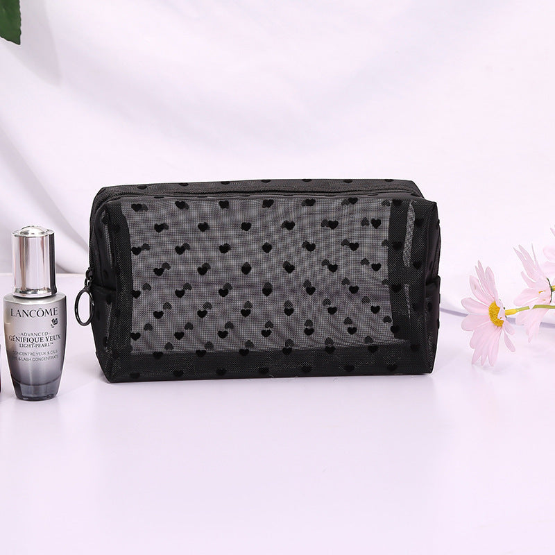 Makeup Wash Mesh Storage Transparent Convenient Cosmetic Bags