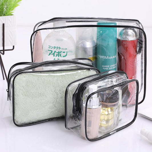 Women's Waterproof Buggy Portable Fitness Bath Storage Cosmetic Bags