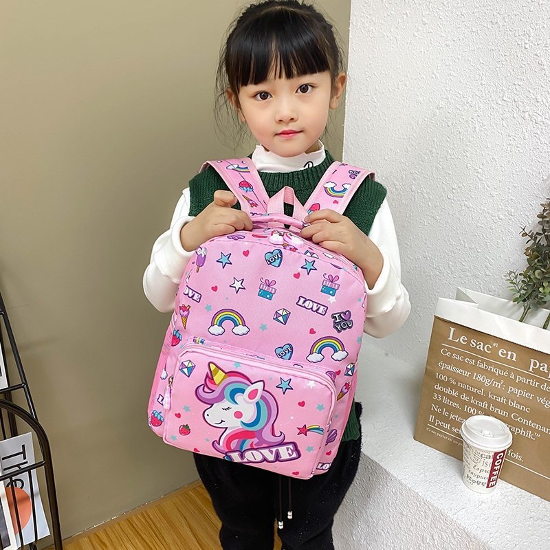 Sacs à dos pour enfants, dessin animé créatif et gracieux, licorne mignonne