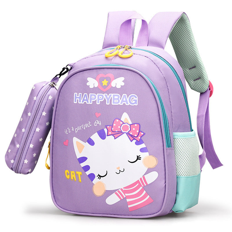 Boys Intermediate Classes Pencil Pendant Cute Backpacks