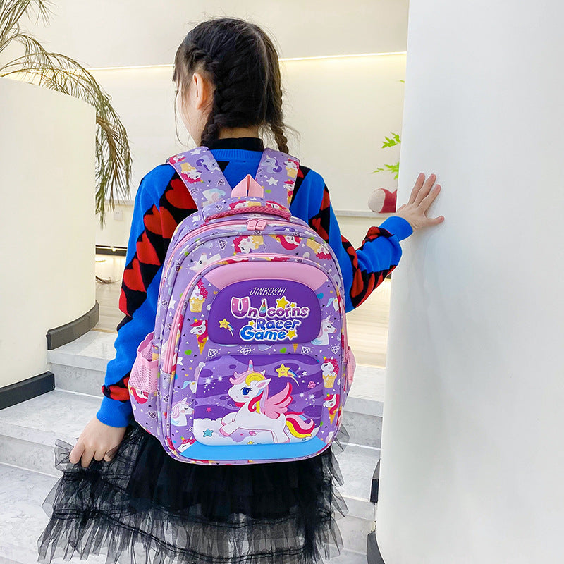 Sacs d'école de maternelle de licorne mignonne de garçons d'ours de bande dessinée pour enfants